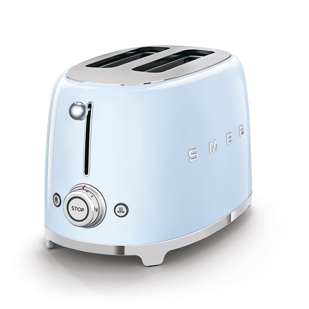 Smeg 2 Slice Toaster - Pastel Blue